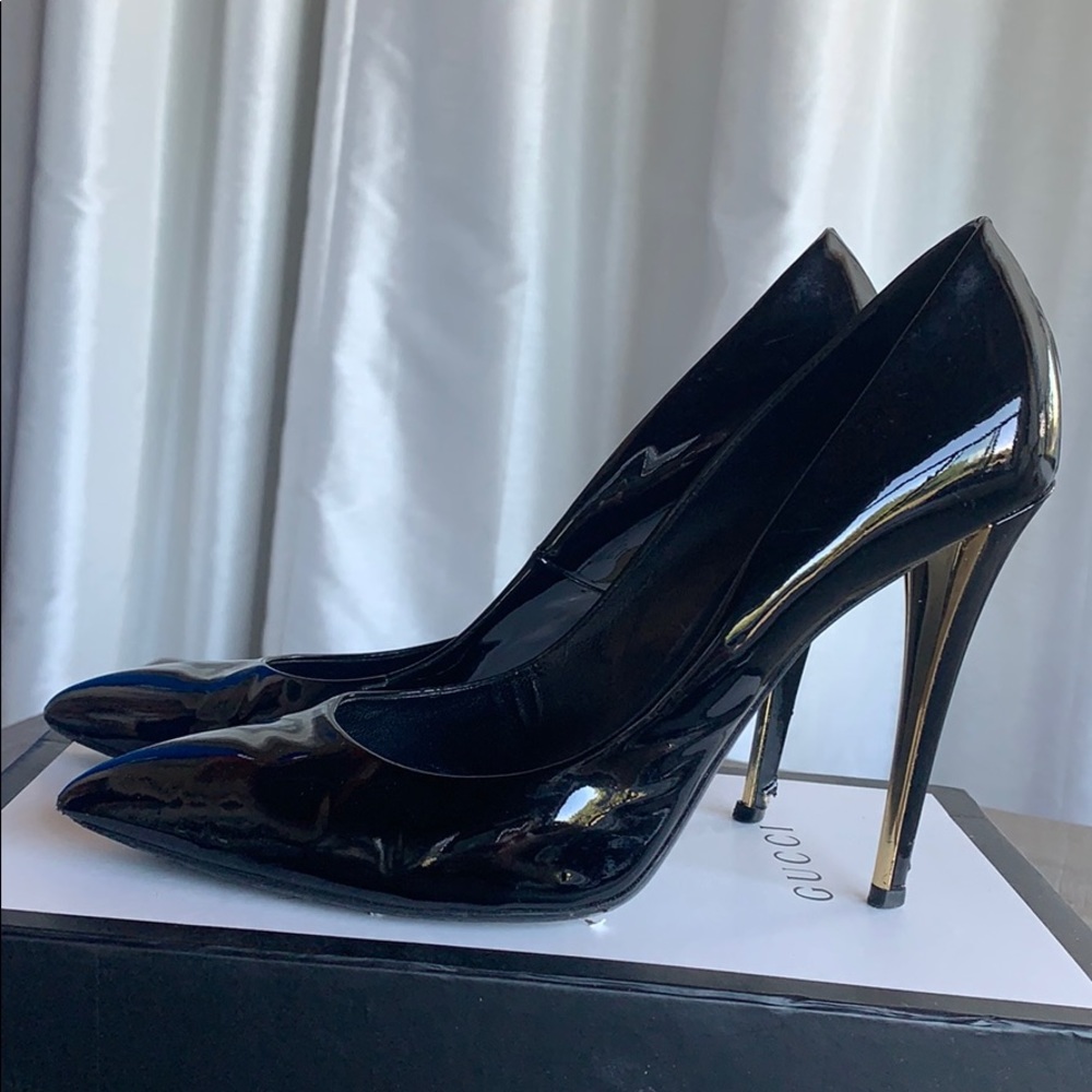 🖤YSL🖤 Clara Black Patent Pumps
